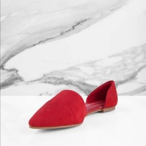 Chinese Laundry Easy Does It D’Orsay Flats in Red